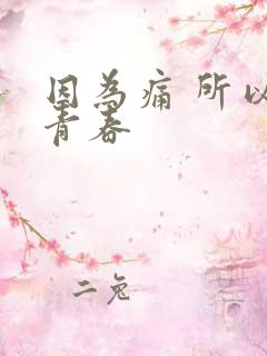 因为痛 所以叫青春