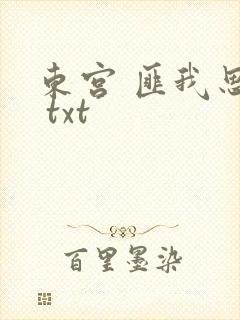 东宫 匪我思存 txt