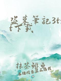 盗墓笔记3txt下载