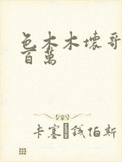 色木木坏哥哥集百万