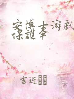 安博士游戏插件保护伞