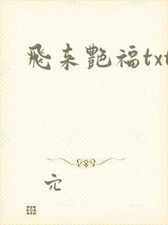 飞来艳福txt