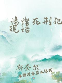 汤灿死刑犯枪决现场