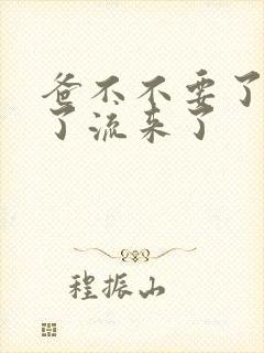 爸不不要了太满了流来了