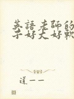 英语老师的小兔子好大好软水