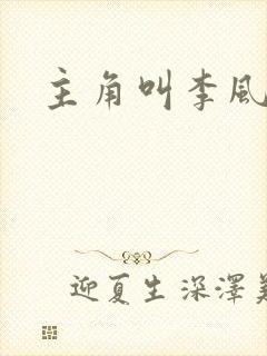 主角叫李风起