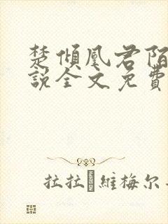 楚倾凰君陌尘小说全文免费阅读