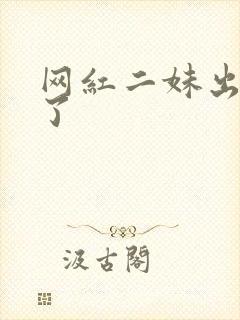 网红二妹出啥事了