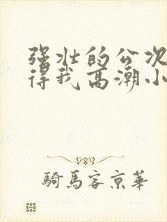 强壮的公次次弄得我高潮小说