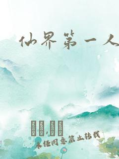 仙界第一人