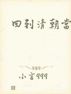 回到清朝当总统