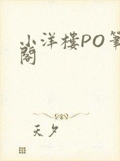 小洋楼PO笔趣阁