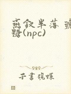 燕钗半落 琥珀糖(npc)