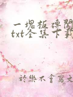 一块板砖闯仙界txt全集下载