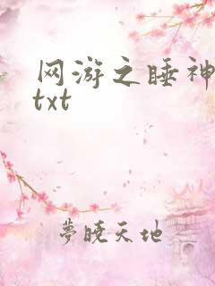 网游之睡神传说txt