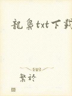 龙枭txt下载