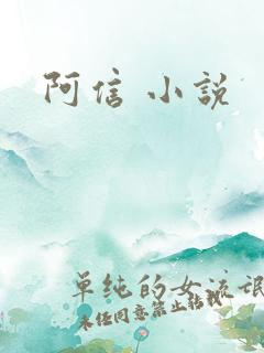 阿信 小说