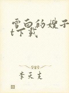 雪白的嫂子txt下载