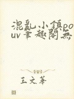 混乱小镇popuv笔趣阁无广告