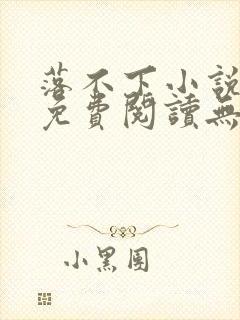 落不下小说全文免费阅读无弹窗