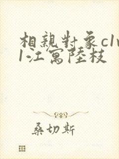 相亲对象c1v1江寓陆枝