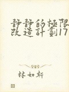 静静的极限自我改造计划17