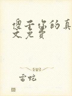 傻子你的真大全文免费