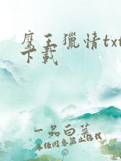 鹰王猎情txt下载