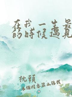 在我一生最猥琐的时候遇见你