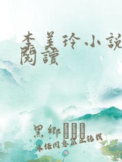 李美玲小说免费阅读