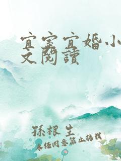 宜室宜婚小说全文阅读