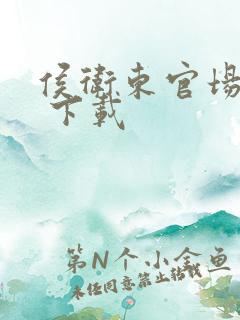 侯卫东官场笔记 下载