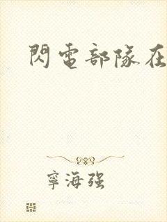 闪电部队在行动