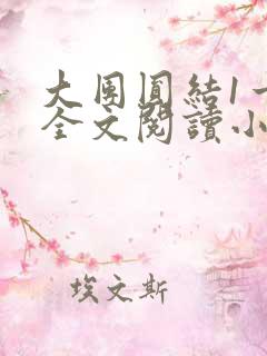 大团圆结1一6全文阅读小说