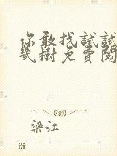 你敢找试试BY几树免费阅读