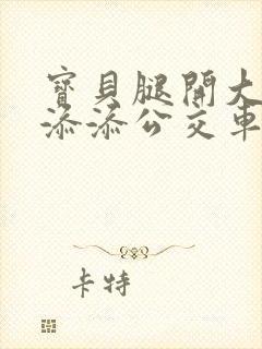 宝贝腿开大点我添添公交车