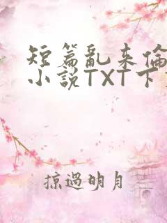 短篇乱来伦系列小说TXT下载