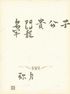 名门贵公子炙热牢笼