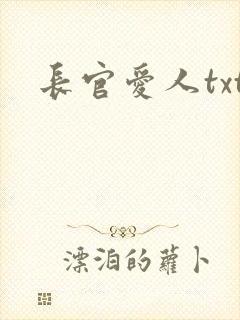 长官爱人txt