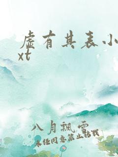 虚有其表小说txt