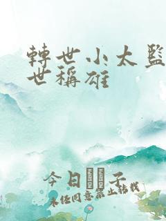 转世小太监之乱世称雄