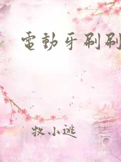 电动牙刷刷尿孔