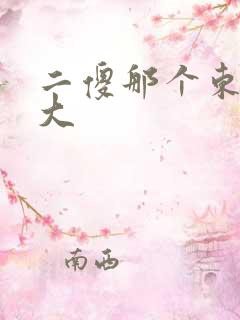 二傻那个东西真大