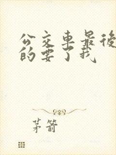 公交车最后一排的要了我