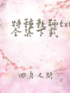 特种教师txt全集下载
