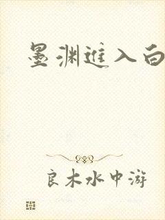 墨渊进入白浅了
