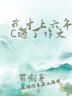 我才上六年级就C过了作文