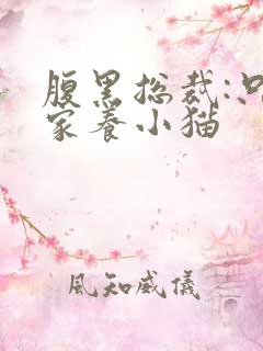 腹黑总裁:只疼家养小猫