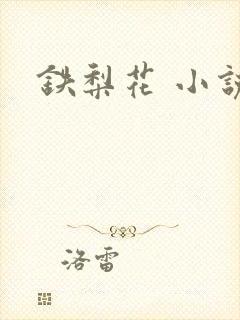 铁梨花 小说