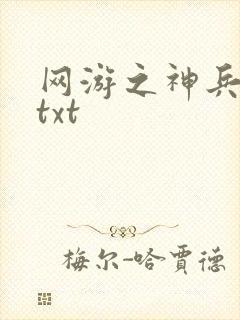 网游之神兵利器txt